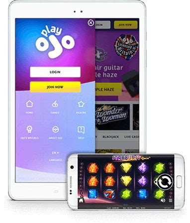 PlayOJO Mobile Casino with the PlayOJO App .